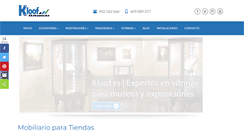 Desktop Screenshot of kloof.es