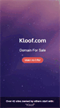 Mobile Screenshot of kloof.com